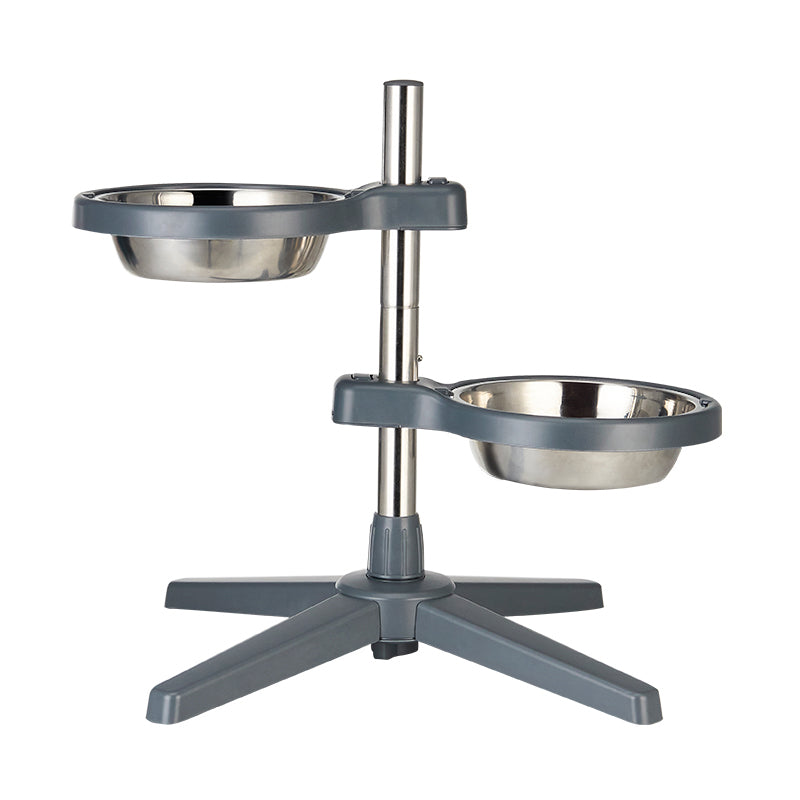JOYTALE Adjustable Lift Dog Bowl, 360-degree Rotation To Adjust Position