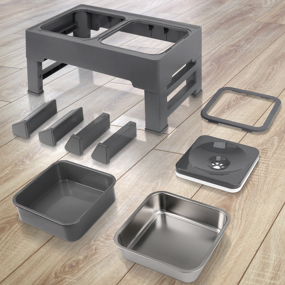JOYTALE Elevated Dog Bowl Stainless Steel