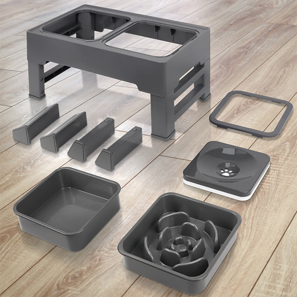 JOYTALE Elevated Dog Bowl Slow Feeder