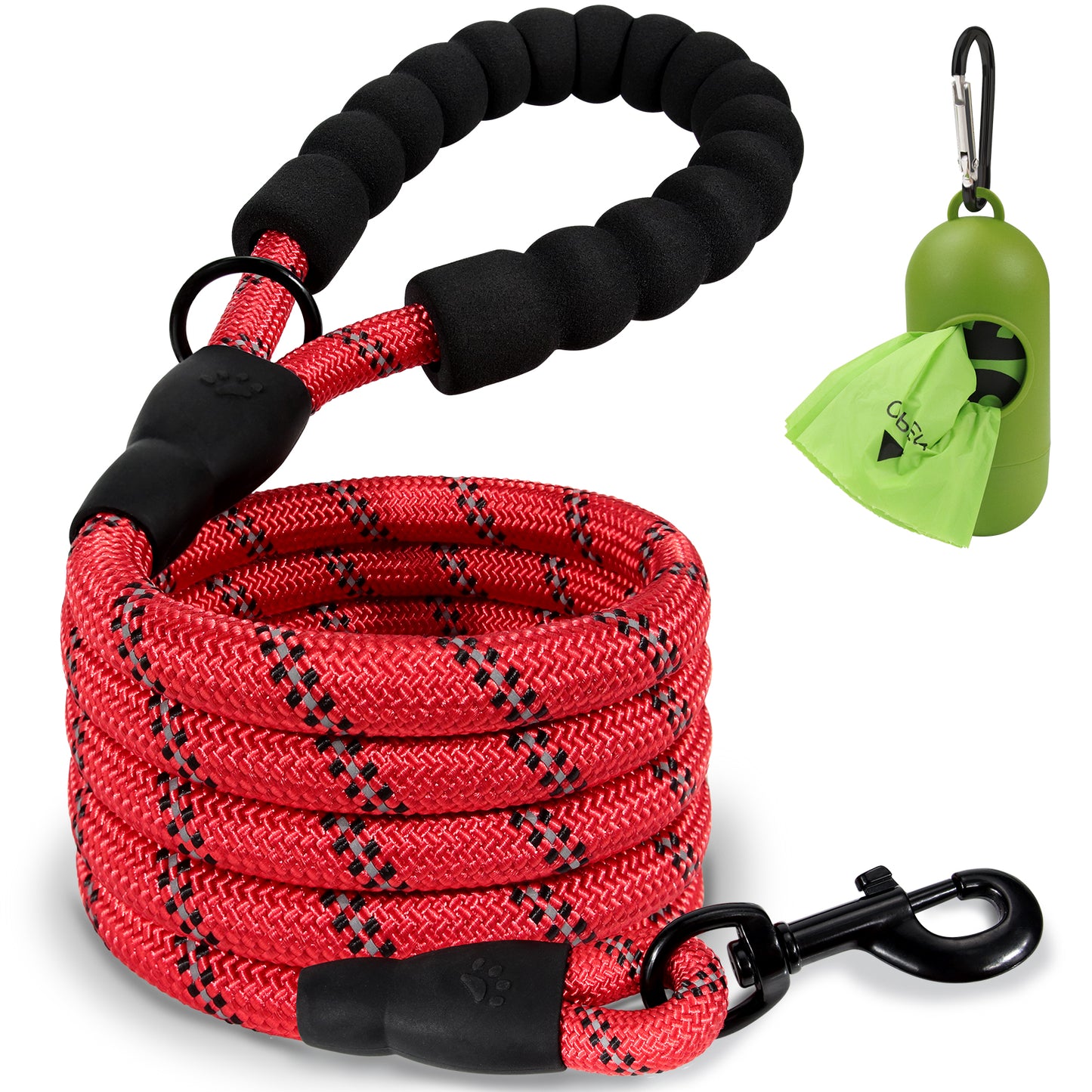 JOYTALE Heavy Duty Nylon Braided Dog Leash