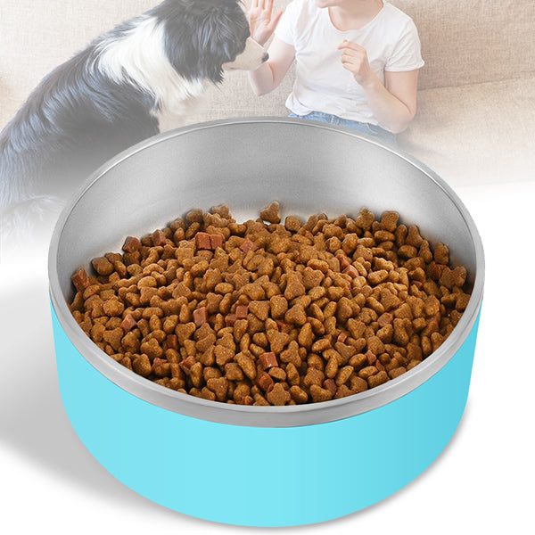JOYTALE Pet Water Bowls,Stainless Steel Non-slip Pet Feeding and Drinking Bowls