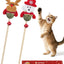 Joytale 2 Pack Christmas Catnip Toys with Bell