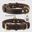 Joytale Genuine Leather Heavy Duty Soft and Durable Leather Collar