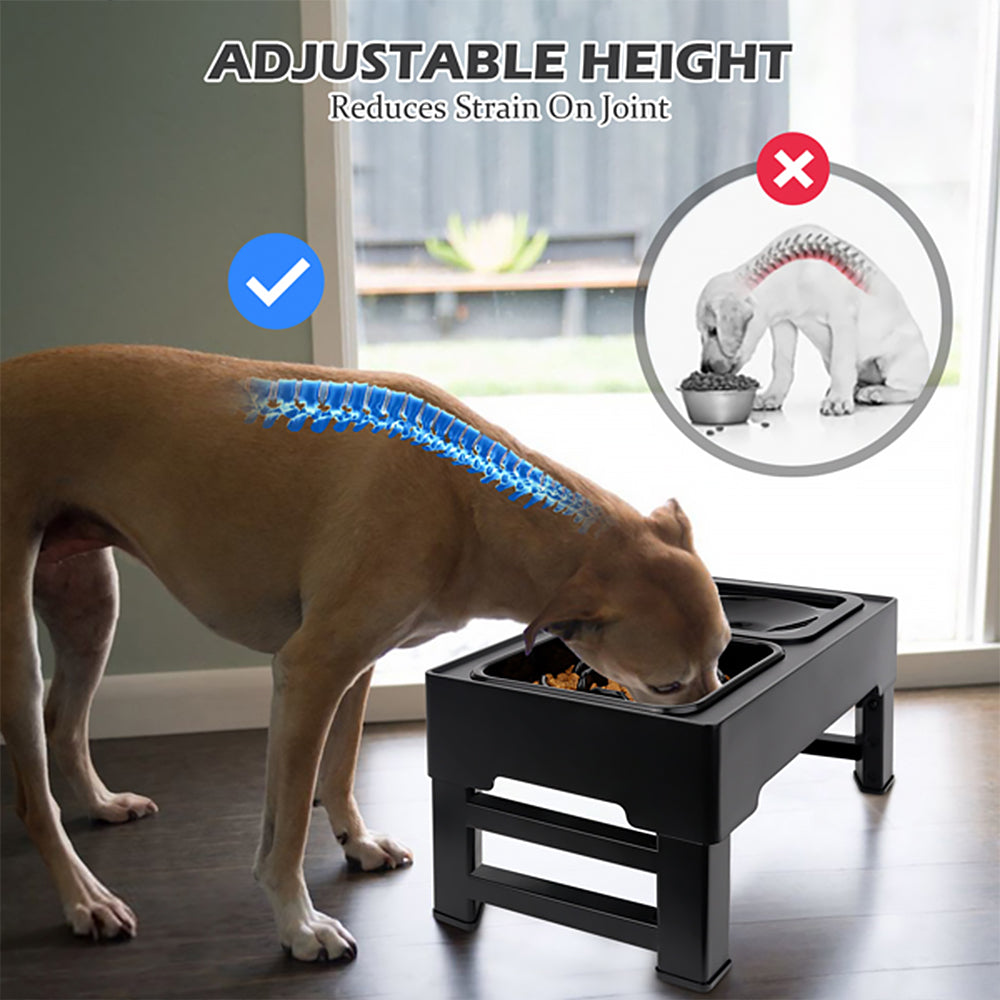 Adjustable Elevated Dog Bowls
