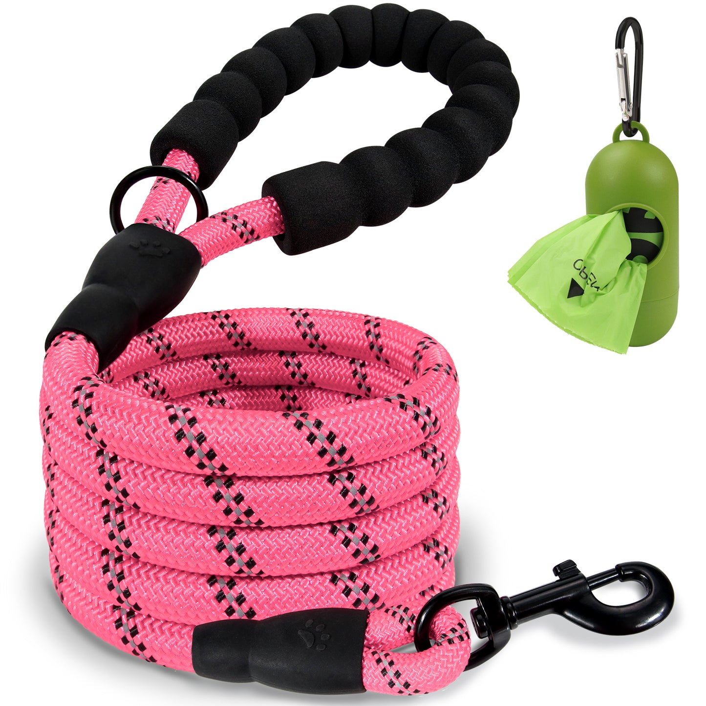 JOYTALE Heavy Duty Nylon Braided Dog Leash